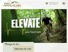 Tablet Screenshot of heartofappalachia.com